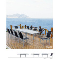 Popular Extension Table Outdoor furniture with Tempered Glass